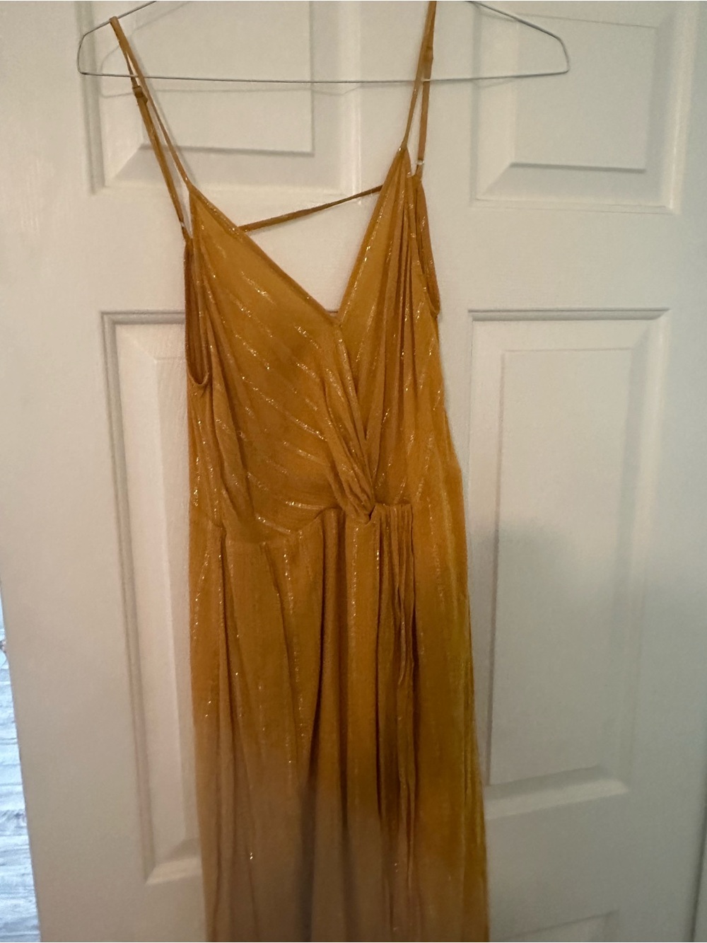 Mustard Yellow Women's dress sparkly fun 🤩